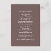 Unsere Lady of Prompt Success BW mit Gebet Begleitkarte (Rückseite)