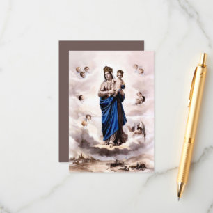 Unsere Lady of Prompt Success BW mit Gebet Begleitkarte