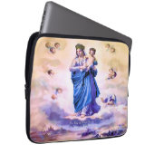 Unsere Lady of Prompt Success Laptopschutzhülle (Vorne Rechts)