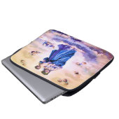 Unsere Lady of Prompt Success Laptopschutzhülle (Vorne Knopf)