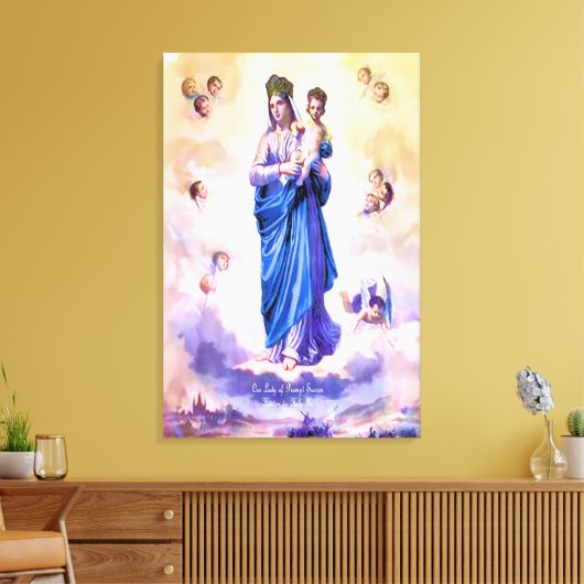 Unsere Lady of Prompt Success Leinwanddruck (Insitu (Wohnzimmer))