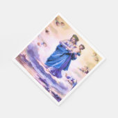 Unsere Lady of Prompt Success Serviette (Ecke)