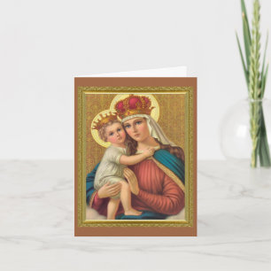 UNSERE LADY OF REMEDY DEVOTIONAL IMAGE KARTE