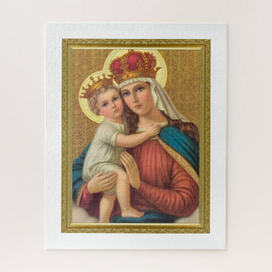UNSERE LADY OF REMEDY DEVOTIONAL IMAGE PUZZLE (Vertikal)