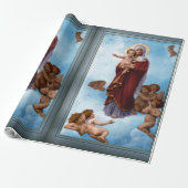 Unsere Lady of the Angels von William Bouguereau Geschenkpapier (Ungerollt)