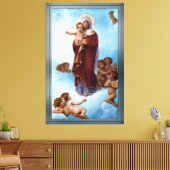 Unsere Lady of the Angels von William Bouguereau Leinwanddruck (Insitu (Wohnzimmer))