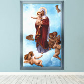 Unsere Lady of the Angels von William Bouguereau Leinwanddruck (Insitu (Holzboden))