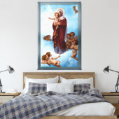 Unsere Lady of the Angels von William Bouguereau Leinwanddruck (Insitu (Schlafzimmer))
