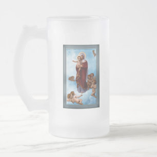 Unsere Lady of the Angels von William Bouguereau Mattglas Bierglas