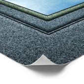 Unsere Lady of the Angels von William Bouguereau Poster (Ecke)