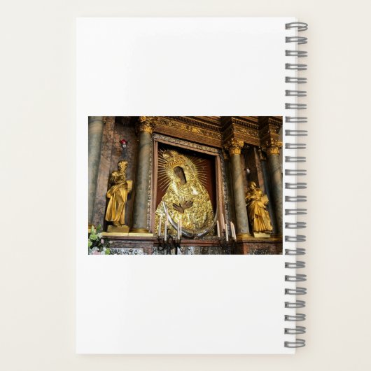 Unsere Lady of the Gate of Dawn Notebook Vilnius Notizblock (Rückseite)