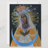 Unsere Lady of the Gate of Dawn Unsere Jungfrau Ma Karte (Vorderseite)