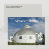 Unsere Lady of Victory Inuvik Northwest Territorie Postkarte (Vorne/Hinten)