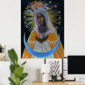 Unsere Lady Ostra Brama Mutter der Barmherzigen Sc Poster (Heimbüro)