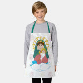 Unsere Lady Star of the Sea Schürze (Getragen)