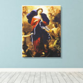 UNSERE LADY UNDOER OF WNOTS LEINWANDDRUCK (Insitu (Holzboden))