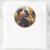 Unsere Lady Untier der Knochen Runder Aufkleber (Tasche)