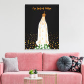 Unsere Lady von Fatima, die Kerzenschaft Leinwanddruck (Insitu (Wohnzimmer))