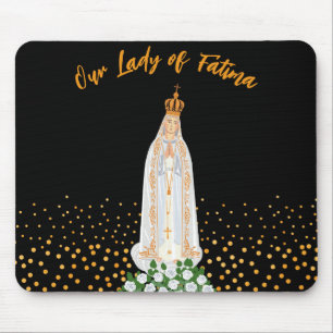 Unsere Lady von Fatima, die Kerzenschaft Mousepad