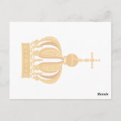 Unsere Lady von Fatima, die Kerzenschaft Postkarte (Rückseite)