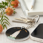 Unsere Lady von Fatima, die Kerzenschaft Schlüsselanhänger (Vorderseite rechts)