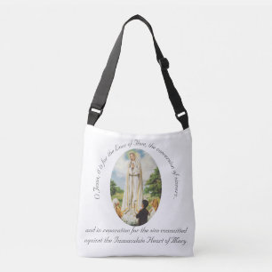 Unsere Lady von Fatima Personalisiert Tragetaschen Mit Langen Trägern