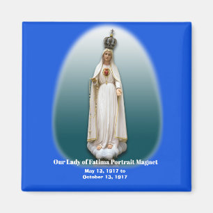 Unsere Lady von Fatima Portrait Magnt Magnet
