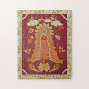 Unsere Lady von Guadalupe 11x14 Puzzle