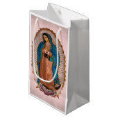 Unsere Lady von Guadalupe 1531 Kleine Geschenktüte (Vorderseite Schrägansicht)