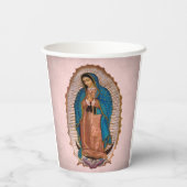 Unsere Lady von Guadalupe 1531 Pappbecher (Rückseite)