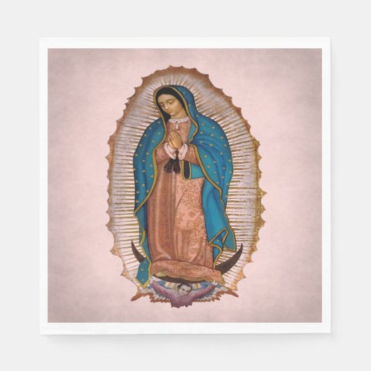 Unsere Lady von Guadalupe 1531 Serviette (Vorderseite)