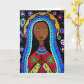 Unsere Lady von Guadalupe Cards Karte (Gelbe Blume)