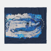 Unsere Lady von Guadalupe Collage Fleecedecke (Vorderseite (Horizontal))