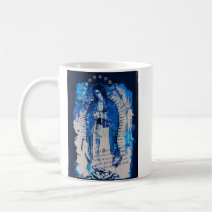 Unsere Lady von Guadalupe Collage Kaffeetasse