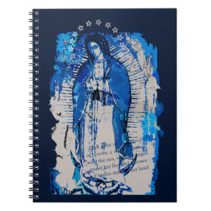 Unsere Lady von Guadalupe Collage Notizblock