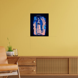 Unsere Lady von Guadalupe Collage Poster