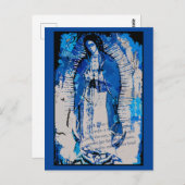 Unsere Lady von Guadalupe Collage Postkarte (Vorne/Hinten)