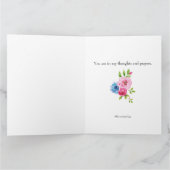 Unsere Lady von Guadalupe, die Jungfrau Mary beten Karte (Innenseite)