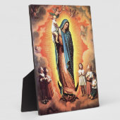 Unsere Lady von Guadalupe, die Schutzfrau des Unge Fotoplatte (Seite)