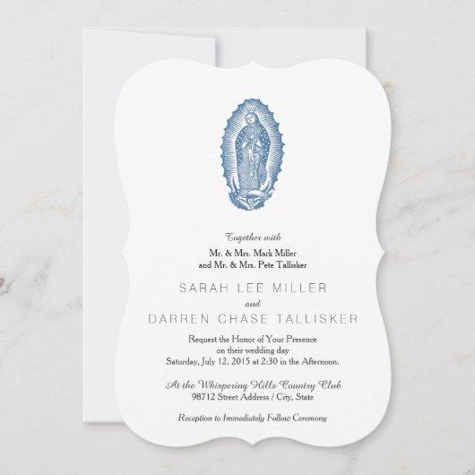 Unsere Lady von Guadalupe Einladung (Vorderseite)