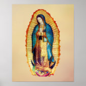 Unsere Lady von Guadalupe Jungfrau Mary Poster (Vorne)