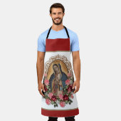 Unsere Lady von Guadalupe Jungfrau Mary Rose Schürze (Getragen)