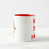 Unsere Lady von Guadalupe Jungfrau Mary Rote Rosen Zweifarbige Tasse (Mittel)