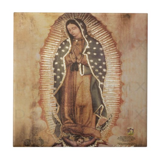 Unsere Lady von Guadalupe Mary Fliese (Vorderseite)