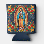 Unsere Lady von Guadalupe mit dem Namen Jungfrau M Dosenkühler (Rückseite)