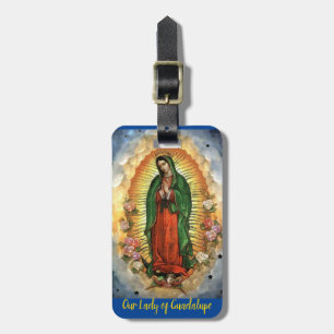 Unsere Lady von Guadalupe personalize Details Gepäckanhänger