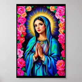 Unsere Lady von Guadalupe Praying Jungfrau Mary Sm Poster