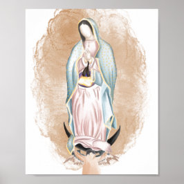 Unsere Lady von Guadalupe Print Poster