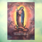 Unsere Lady von Guadalupe Rev12 Fensteraufkleber (Blatt 3)