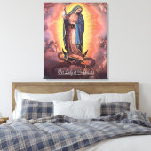 Unsere Lady von Guadalupe Rev12 Leinwanddruck (Insitu (Schlafzimmer))